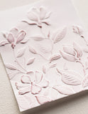 Merveilleux dossier de gaufrage 3D Magnolia et matrices de découpe