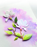 Marvelous Magnolia 3D Embossing Folder and Cutting Dies