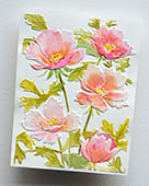Anemone Bunches 3D Embossing Folder and Cutting Dies