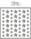 Half Stars Stencil (2 Lyr)