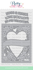 Elegant Banner Heart Die