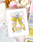 Ribbon Cascade Stencil