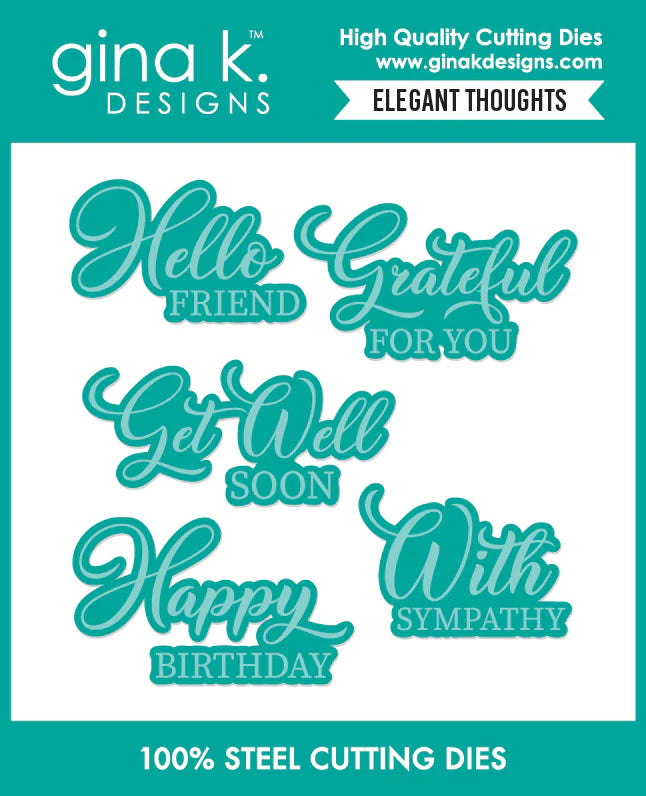 Elegant Thoughts Die Set