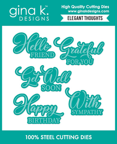Elegant Thoughts Die Set
