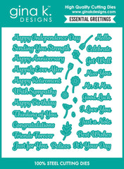 Essential Greetings Die Set