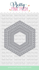 Eyelet Hexagons Die Set