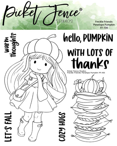 Freckle Friends: Penelope Pumpkin 4x4