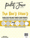 Fabulous Foiling Toner Card Fronts -The Bee's Knees