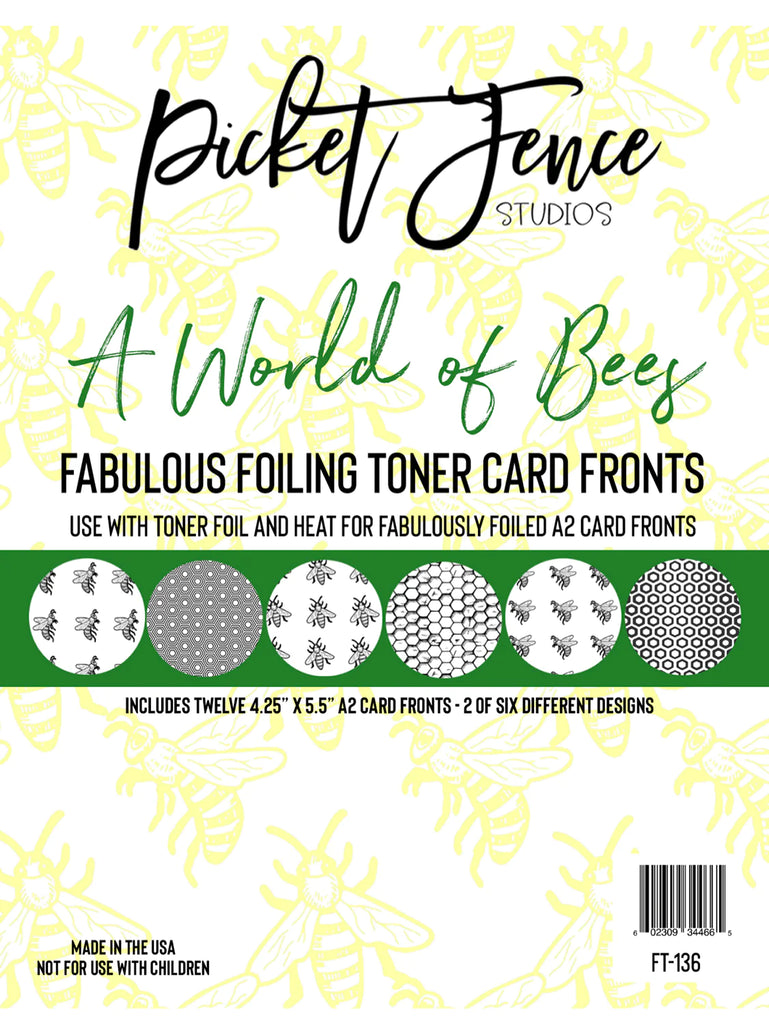 Fabuleux recto de cartes de toner - Un monde d'abeilles