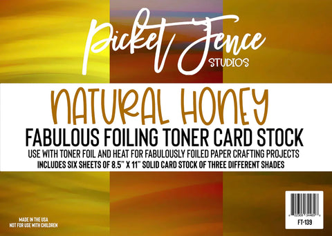 Fabulous Foiling Toner Card Stocks - Natural Honey