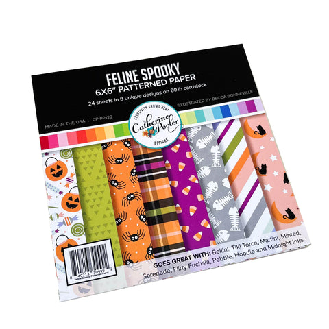 Feline Spooky Patterned Paper