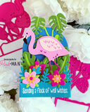 Flamingo Pop Up Card Dies