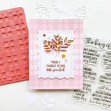 Flannel Background Stamp
