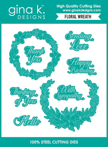 Floral Wreath Die Set