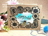 Flowering Frame Stamps Set