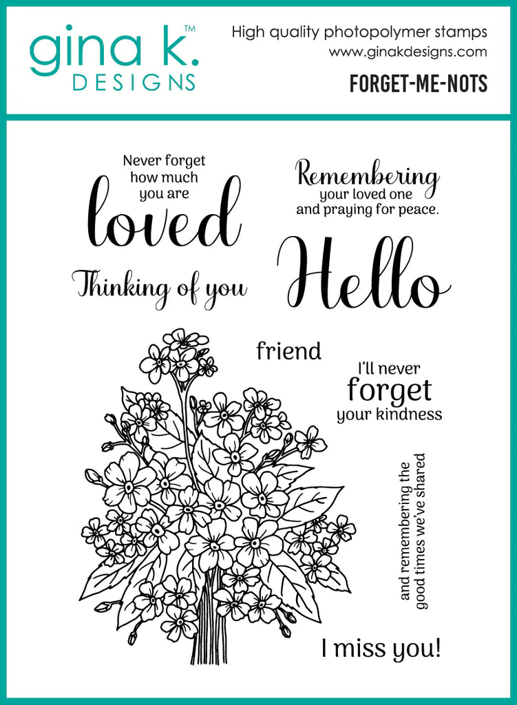 Forget-me-nots Stamp Set