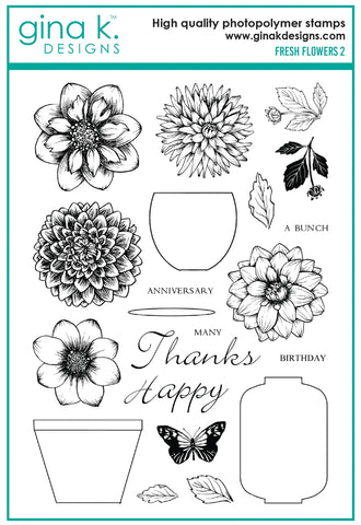 Fresh Flowers 2 Stamp Set