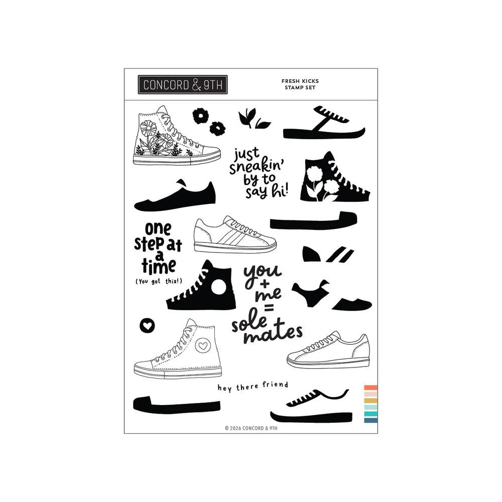 Fresh Kicks Stamp Set (6 x 8)