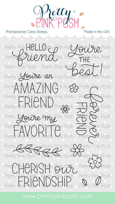 Friend Greetings Stamp Set