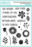 Funky Flowers Stamp Set