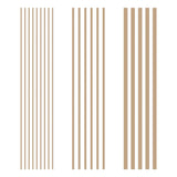 Plaque d'aluminium chaud Modern Stripes Glimmer de la collection Photosynthèse par Simon Hurley