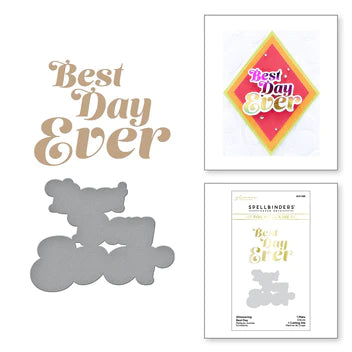 Glimmering Best Day Hot Foil Plate & Die Set from the It’s My Party Too Collection