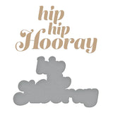Glimmering Hooray Hot Foil Plate & Die Set from the It’s My Party Too Collection