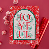 Joyful Glimmer Hot Foil Plate from the De-Light-Ful Christmas Collection by Yana Smakula
