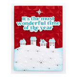 Wonderful Winter Sentiments Glimmer Hot Foil Plate &amp; Die Set de la collection Simon's Snow Globes par Simon Hurley