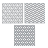 SHC Stencil - GEO Leaves 3pc