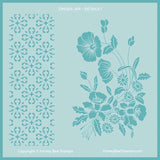 Ginger Jar Detail Stencil (Set Of 2)