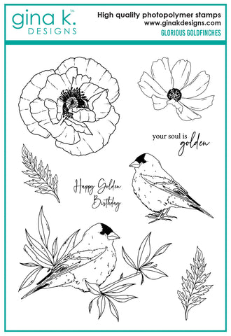 Glorious Goldfinches Stamp Set