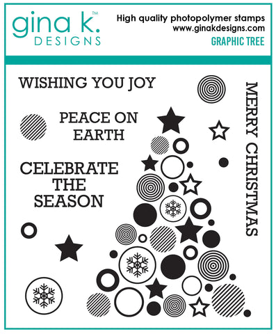 Graphic Tree Stamp Set