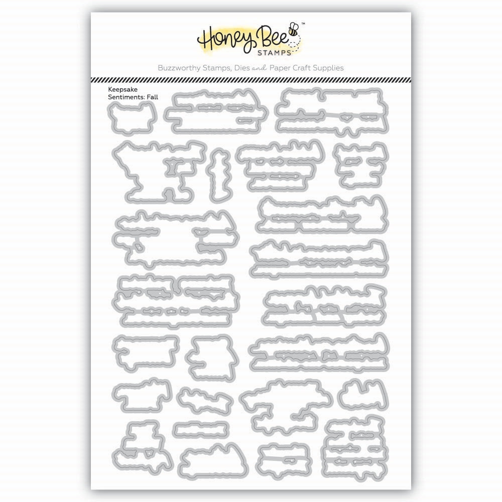 Keepsake Sentiments: Fall Honey Cuts