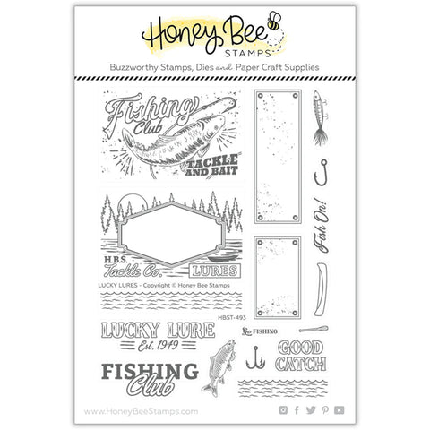 Lucky Lures 6x8 Stamp Set