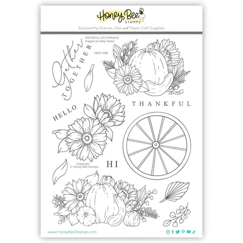 Grateful Gatherings 6x8 Stamp Set