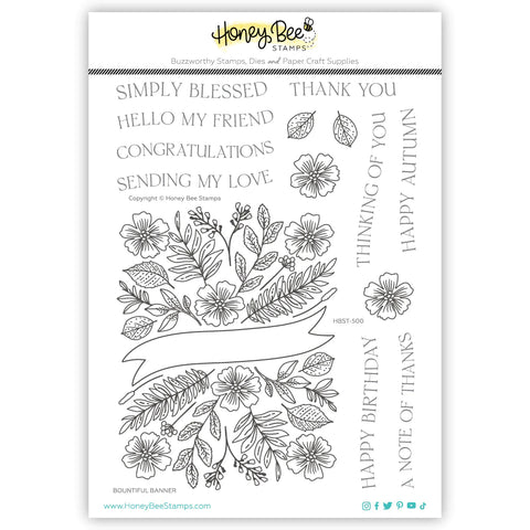 Bountiful Banner 6x8 Stamp Set