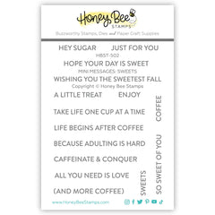 Mini Messages: Sweets 3x4 Stamp Set