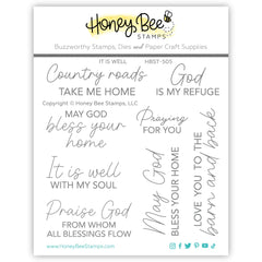 It Is Well 4x4 Stamp Set