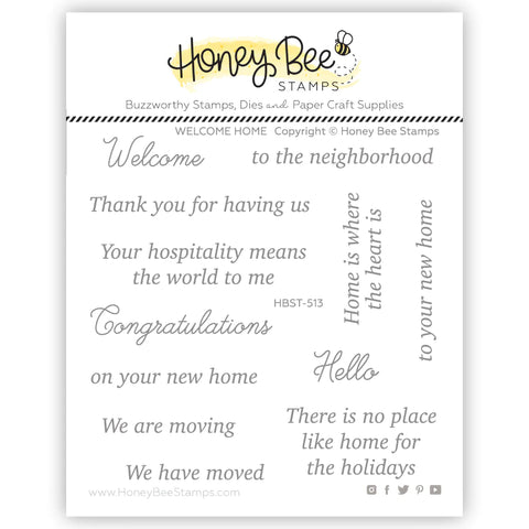 Welcome Home 4x4 Stamp Set