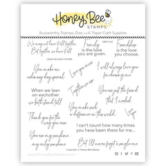 Lean on Each Other 6x6 Stamp Set