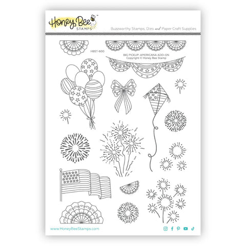 Big Pickup: Americana Add-On 6x8 Stamp Set