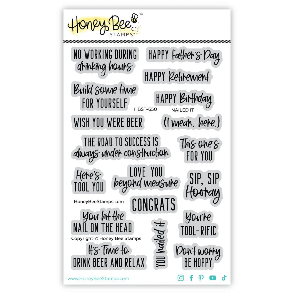 Nailed It 4x6 Stamp Set