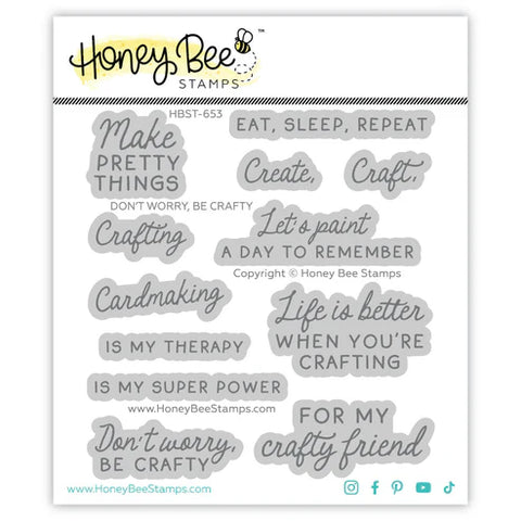 Don't Worry, Be Crafty Honey Cuts