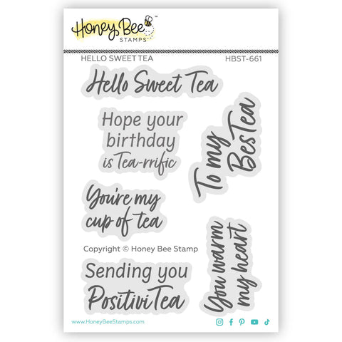 Hello Sweet Tea Stamp Set