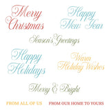 Warm Holiday Wishes 4x4 Stamp Set