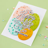 Hero Arts Happy Easter Letterpress + Foil & Cut