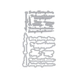 Winter Words Letterpress + Foil & Cut