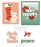 Holiday Sayings Dies (10 pieces)