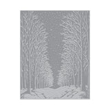 Snowy Night Letterpress + Foil Plate
